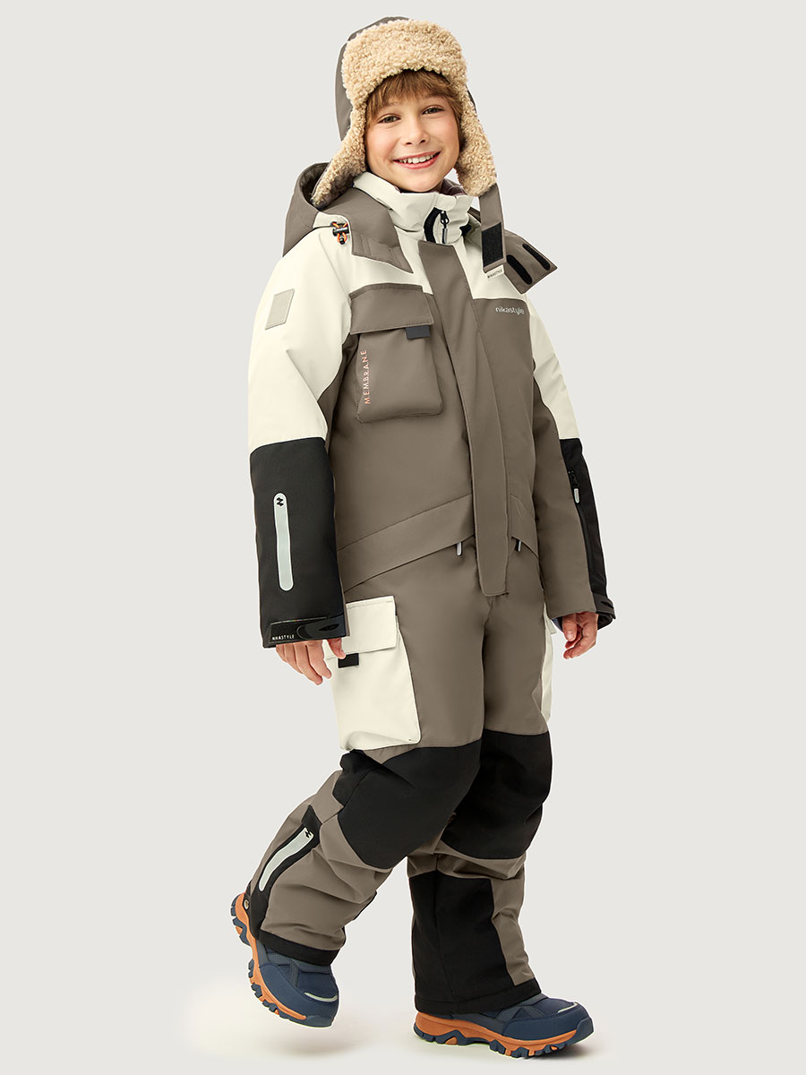 Комбинезон 8з4326 серый песок