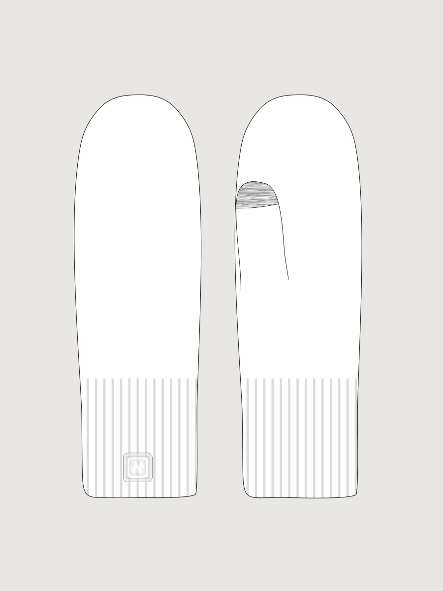 Варежки 14з53226 молоко