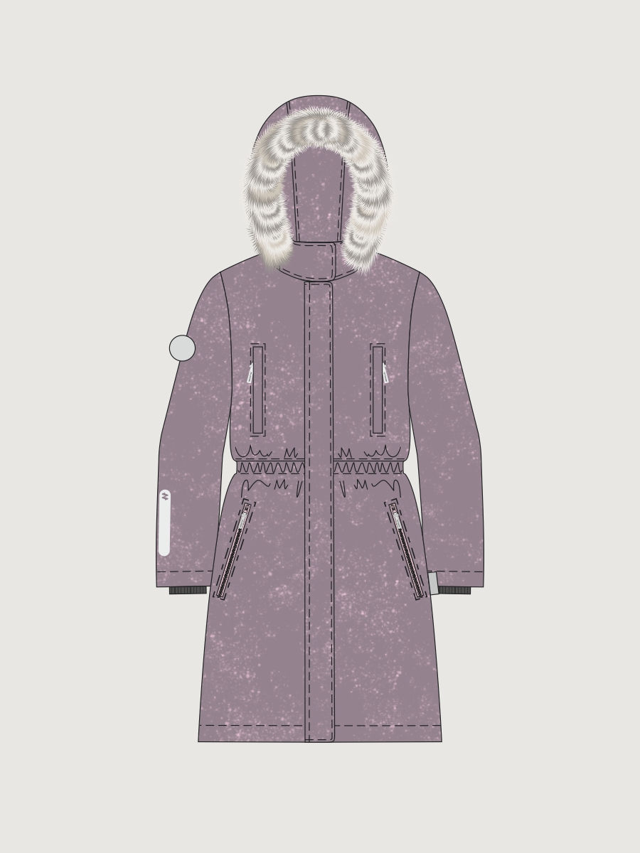 Пальто 6з5426 камелия