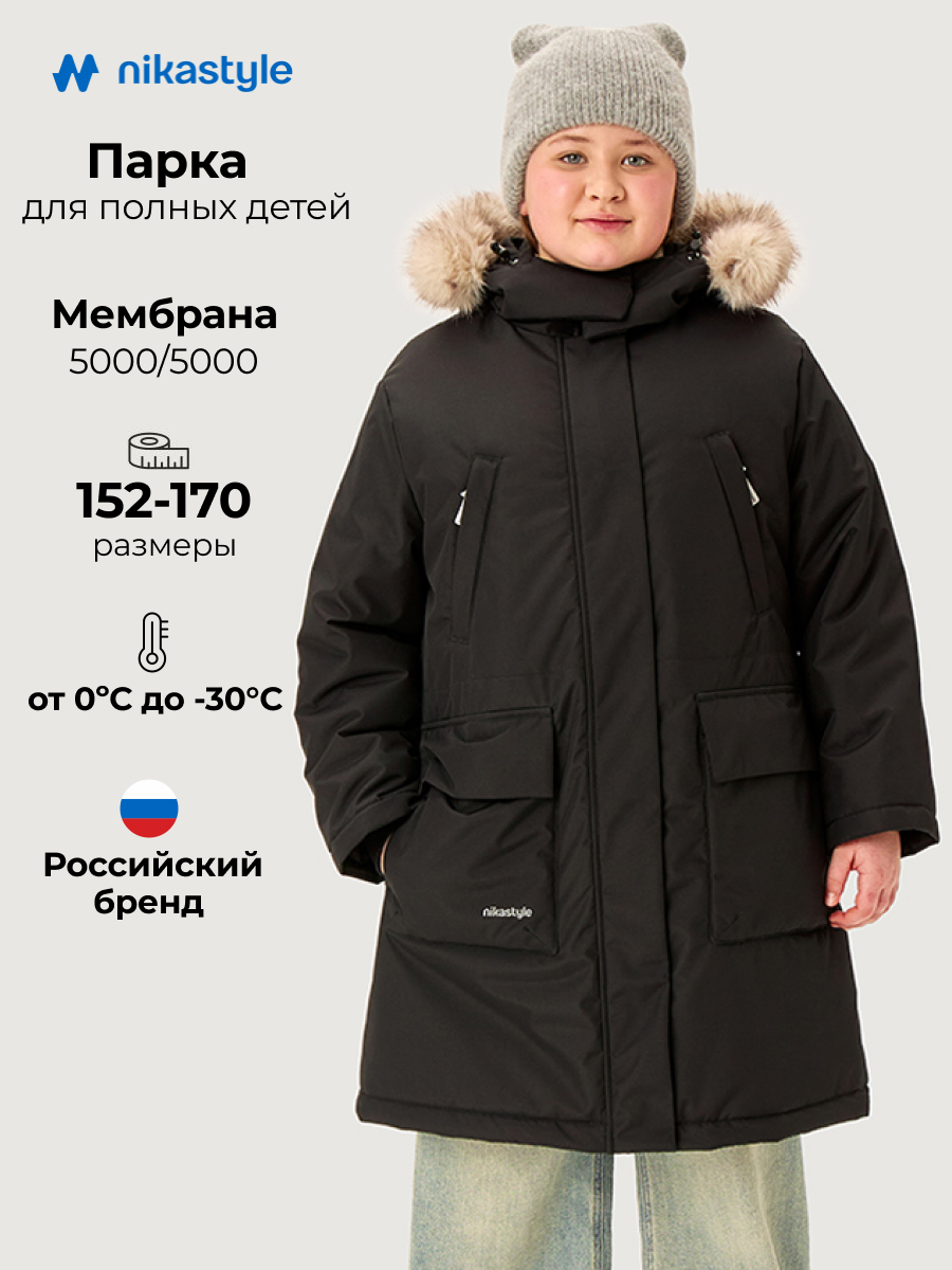 Парка п5з6425 черный