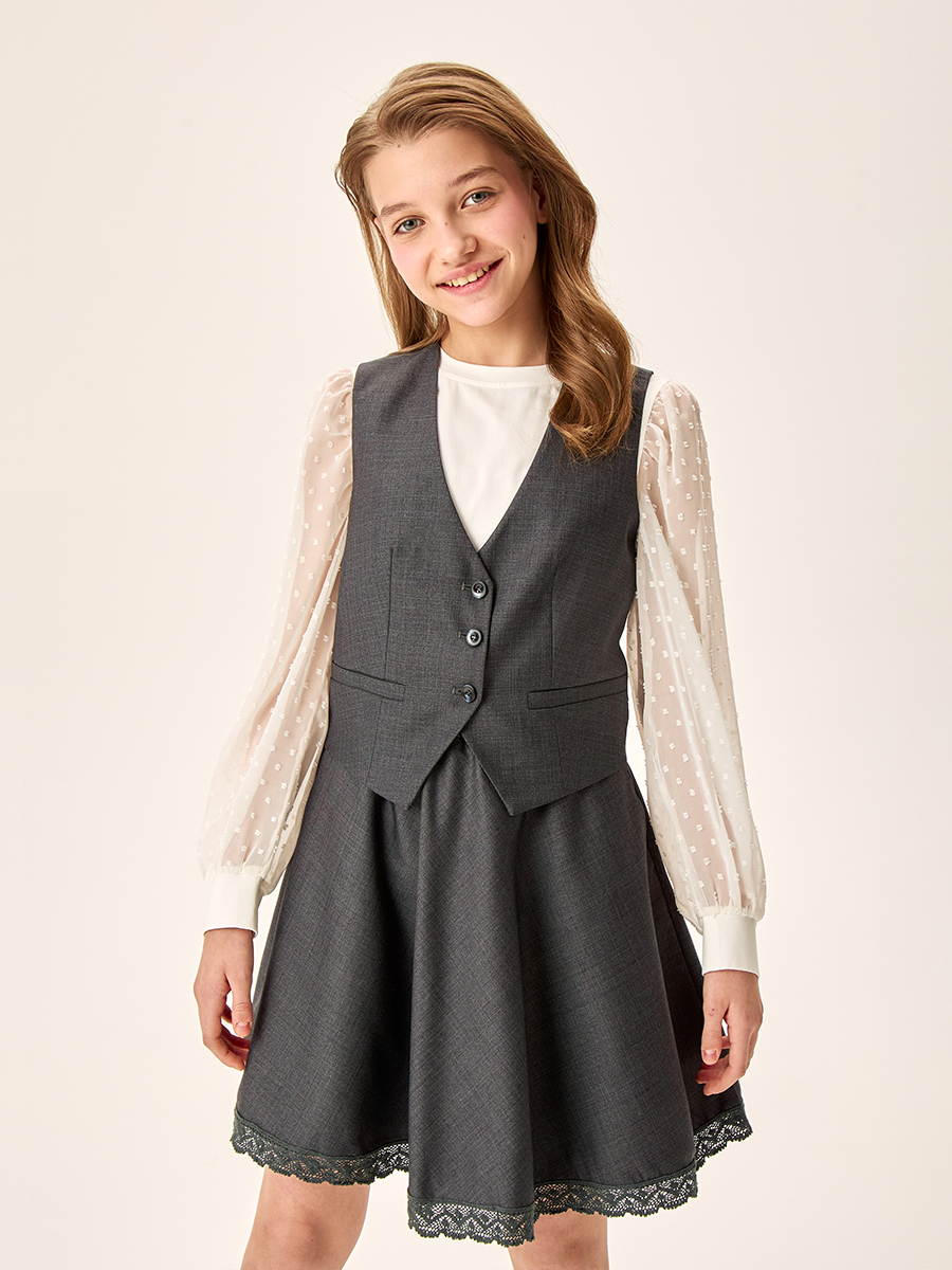 Жилет 9ш72626 серый