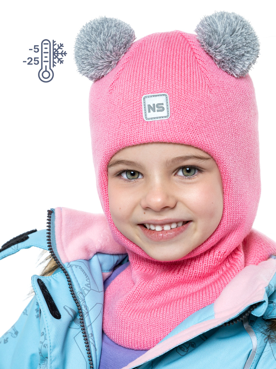 Балаклава 10з13023 светло-розовый оптом от производителя NIKASTYLE