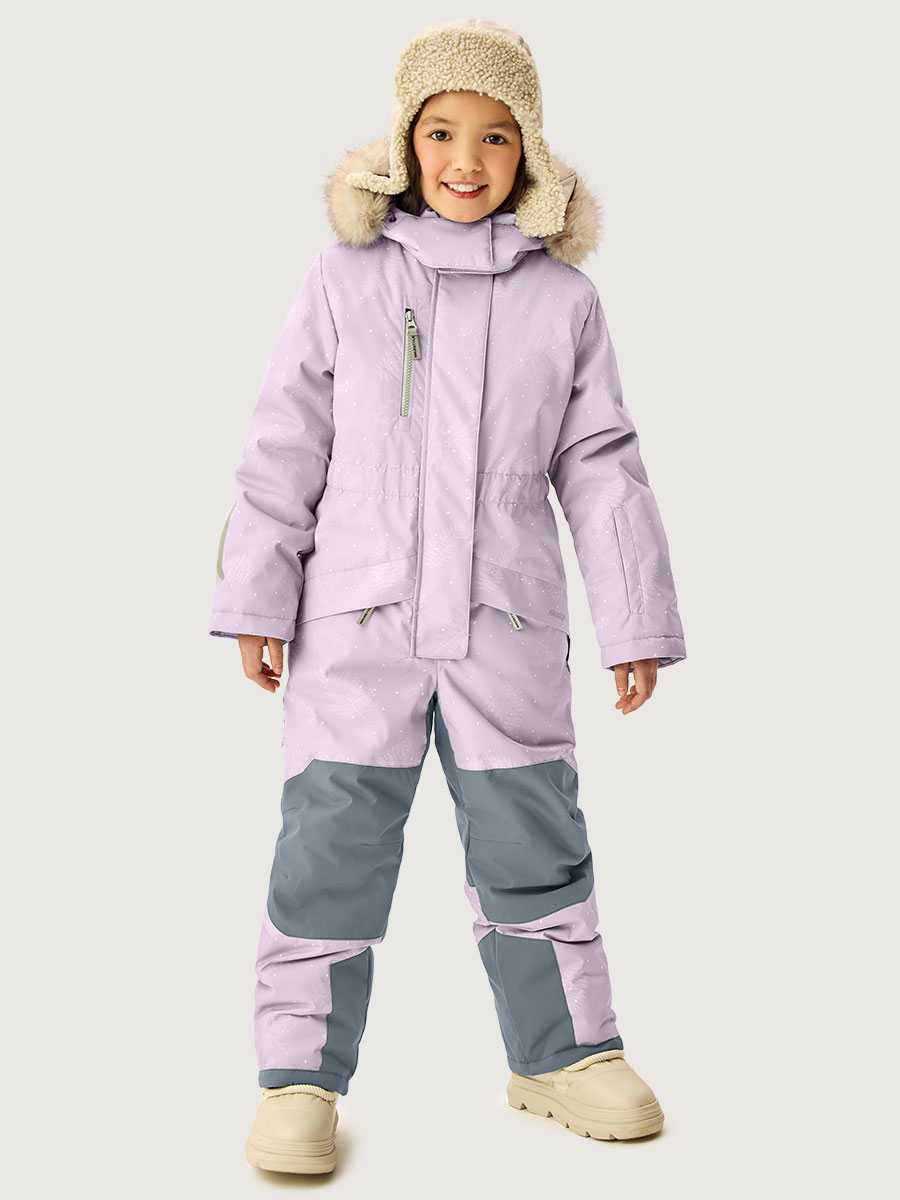 Комбинезон 8з1826 орхидея/светло-серый