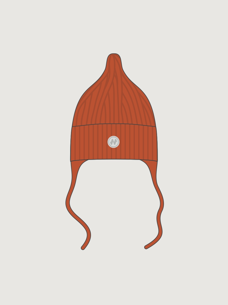 Шапка 11з53526 терракотовый