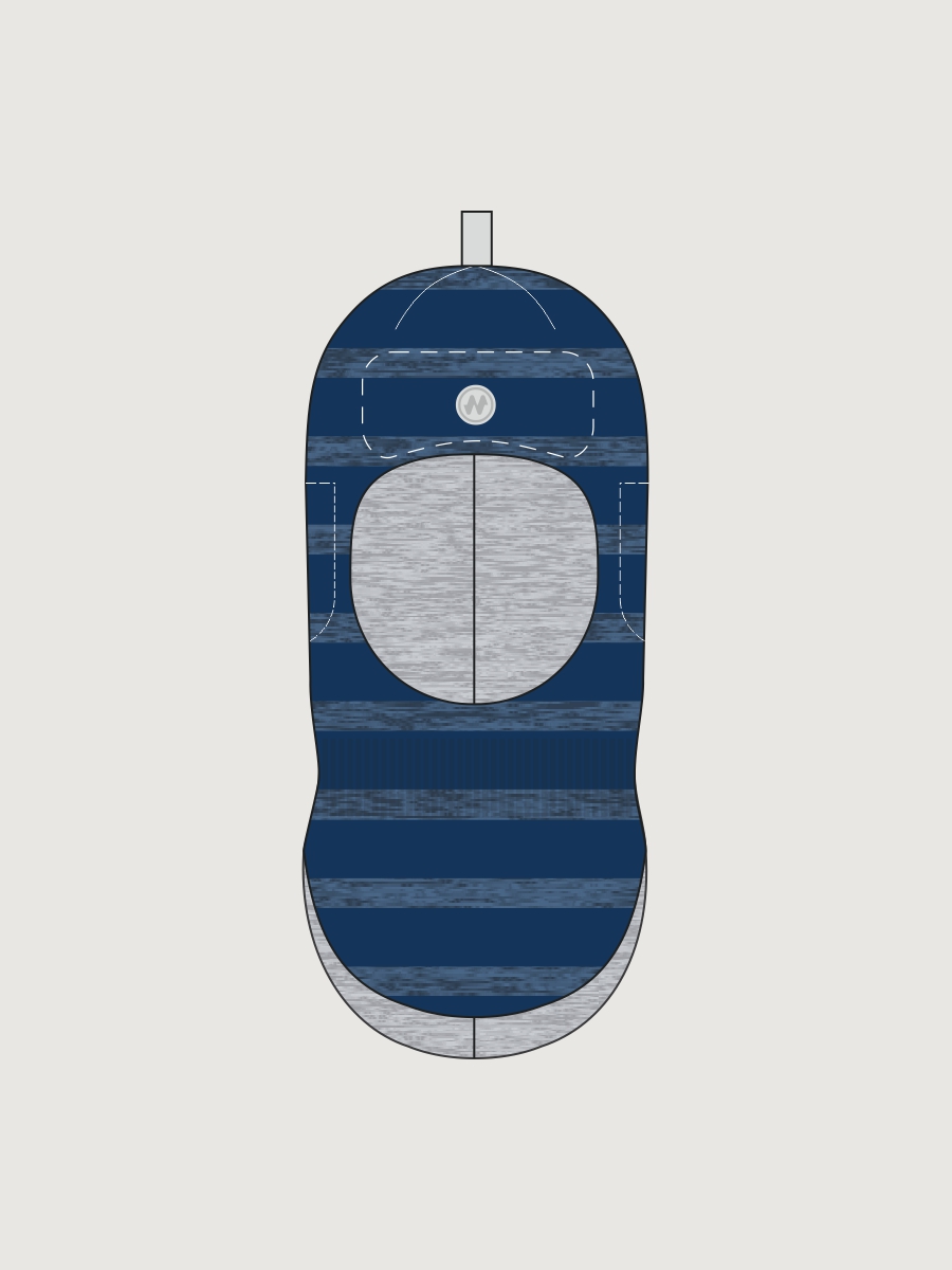 Балаклава 10з50526 неви/синий меланж