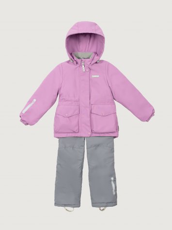 Костюм 7м2225 орхидея/серый оптом от производителя NIKASTYLE