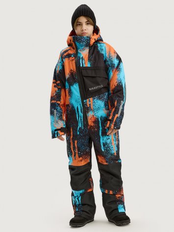 Комбинезон 8з1525 оранж/черный оптом от производителя NIKASTYLE