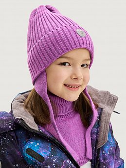Комплект шапка и манишка  12з16025 цикламен оптом от производителя NIKASTYLE