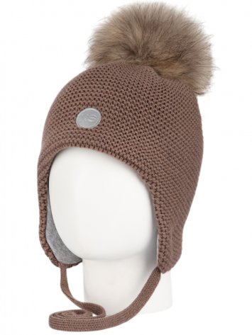 Шапка 11з15525 кофе оптом от производителя NIKASTYLE
