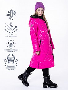 ПАЛЬТО 6з4423 фуксия оптом от производителя NIKASTYLE