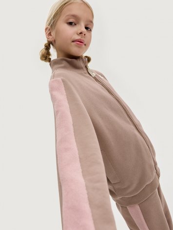 Костюм 7т21625 какао оптом от производителя NIKASTYLE