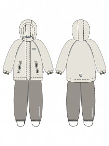Костюм 7з0225 кешью/мускат оптом от производителя NIKASTYLE