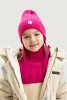 Комплект шапка и манишка  12з16025 фуксия оптом от производителя NIKASTYLE