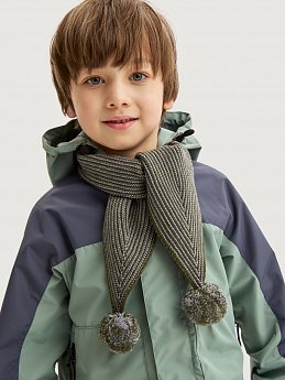 Шарф 17м11925 хаки/серый оптом от производителя NIKASTYLE
