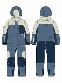 Комбинезон 8з5125 деним/неви оптом от производителя NIKASTYLE