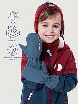 Варежки 14л12825 деним оптом от производителя NIKASTYLE