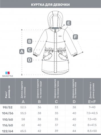 Куртка 4м4025 латте оптом от производителя NIKASTYLE