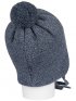 Шапка 11з15425 серо/голубой оптом от производителя NIKASTYLE