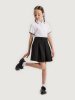 Юбка-шорты 19ш20425 черный оптом от производителя NIKASTYLE