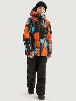 Костюм 7з1925 оранж/черный оптом от производителя NIKASTYLE