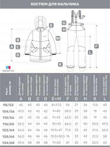 Костюм 7м1325 джинс/неви оптом от производителя NIKASTYLE