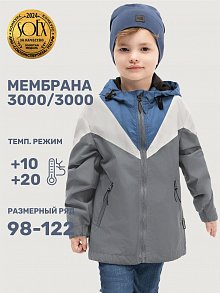 Ветровка 4л6925 серый оптом от производителя NIKASTYLE