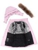 ПАЛЬТО пуховое 6з9224 розовый оптом от производителя NIKASTYLE