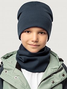 Комплект шапка и снуд 12л12525 неви оптом от производителя NIKASTYLE