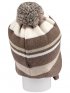 Шапка 11з15425 кофе/молоко оптом от производителя NIKASTYLE