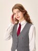 Жилет 9ш72026 серая полоска оптом от производителя NIKASTYLE