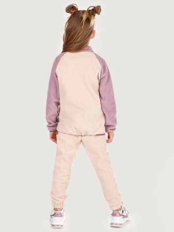 Костюм 7т10224 беж/орхидея оптом от производителя NIKASTYLE