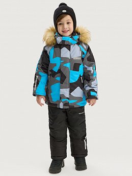 Костюм 7з1125 голубой/черный оптом от производителя NIKASTYLE