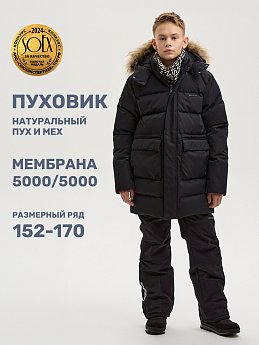 КУРТКА пуховая 4з8324 черный оптом от производителя NIKASTYLE