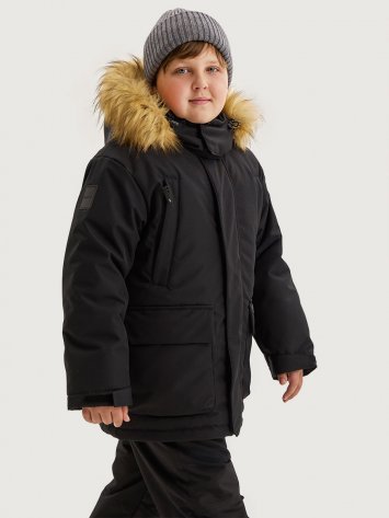 Куртка +4з6525 черный оптом от производителя NIKASTYLE