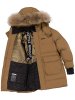 КУРТКА пуховая 4з8124 кэмел оптом от производителя NIKASTYLE
