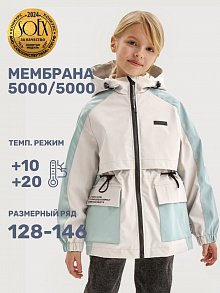 Ветровка 4л5425 кешью/мята оптом от производителя NIKASTYLE