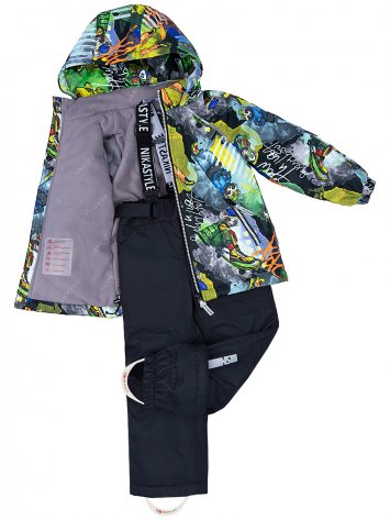 Костюм 7м0723 черный оптом от производителя NIKASTYLE