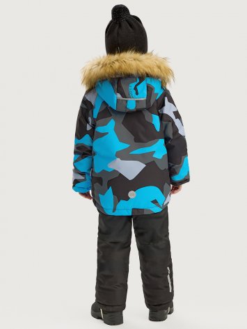 Костюм 7з1125 голубой/черный оптом от производителя NIKASTYLE