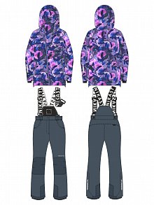 Костюм 7з2425 фиолет/графит оптом от производителя NIKASTYLE