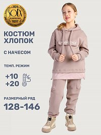 Костюм 7т20325 какао/пудра оптом от производителя NIKASTYLE