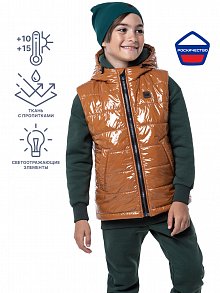 ЖИЛЕТ 9м4323 кэмел оптом от производителя NIKASTYLE