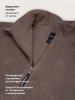 Толстовка спортивная 4т40326 кофе оптом от производителя NIKASTYLE