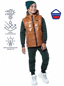 ЖИЛЕТ 9м4523 кэмел оптом от производителя NIKASTYLE