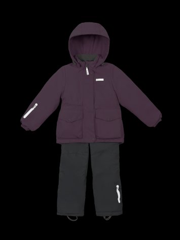 Костюм 7м2225 орхидея/серый оптом от производителя NIKASTYLE