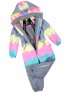 Комбинезон 8м0223 розовый/серый оптом от производителя NIKASTYLE