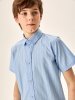 Рубашка 4ш21525 голубая полоска оптом от производителя NIKASTYLE