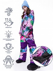 Комбинезон 8з3423 розовый/черничный оптом от производителя NIKASTYLE