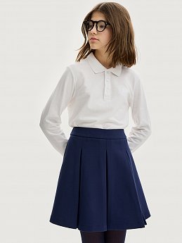 Юбка-шорты 19ш20425 синий оптом от производителя NIKASTYLE