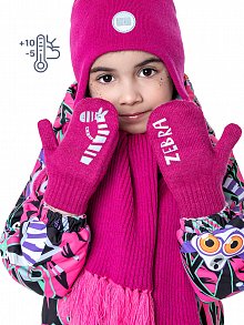 Варежки 14м8223 фуксия оптом от производителя NIKASTYLE