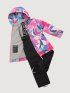 Костюм 7м1425 ягода/черный оптом от производителя NIKASTYLE